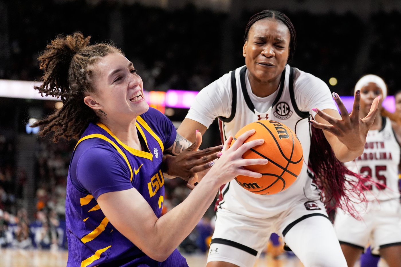 Raven Johnson's 22 points lift No. 3 South Carolina past No. 6 LSU 83-77 in SEC Tournament semis | iNFOnews.ca Raven Johnson's 22 points lift No. 3 South Carolina past No. 6 LSU 83-77 in SEC Tournament semis | iNFOnews.ca
