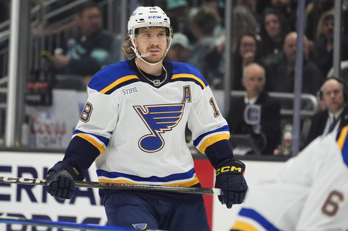 Blues center Robert Thomas to return Tuesday night after missing 12 games with a fractured ankle | iNFOnews.ca Blues center Robert Thomas to return Tuesday night after missing 12 games with a fractured ankle | iNFOnews.ca