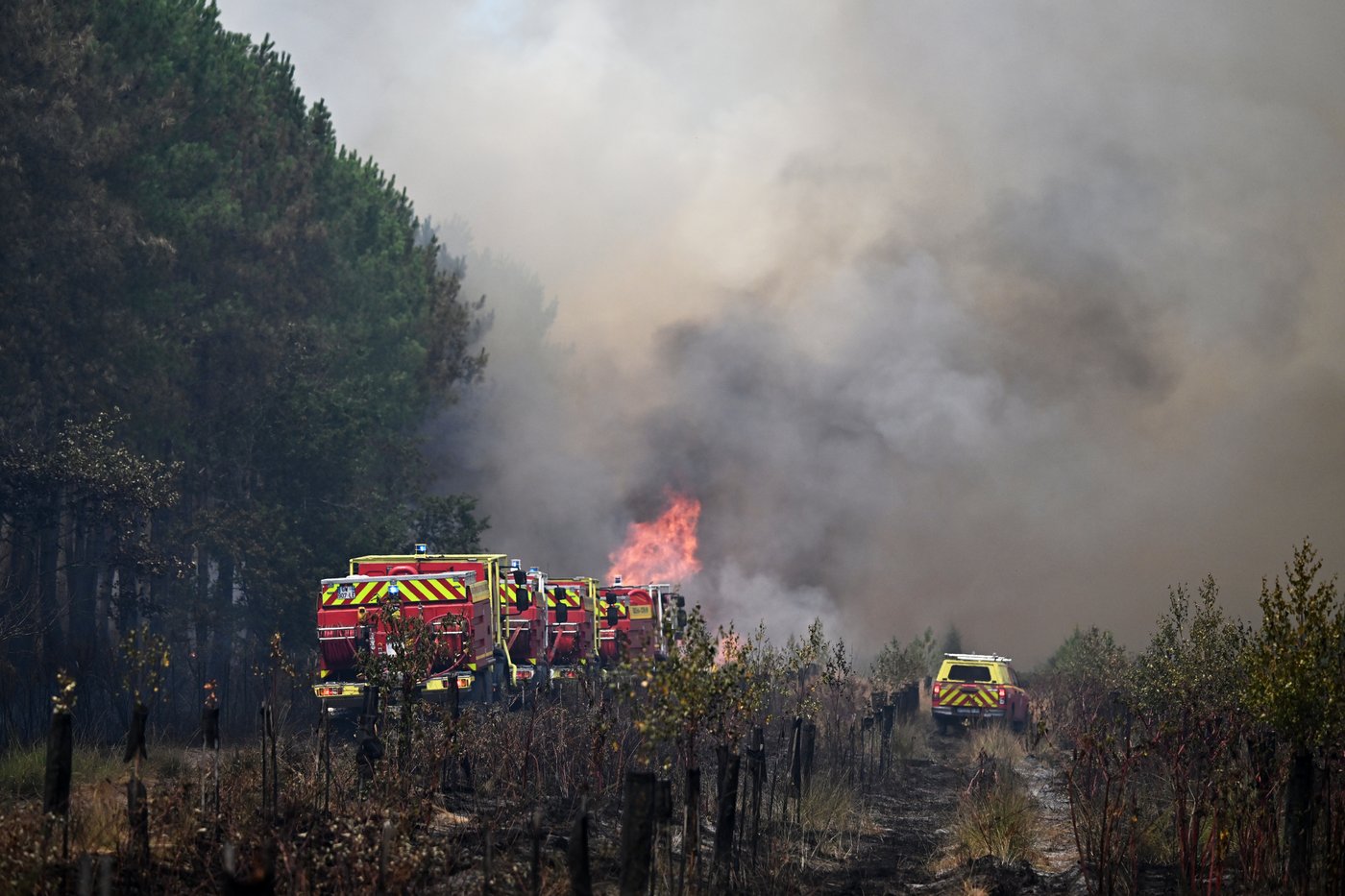 French president pledges support on visit to fire zone, vows: 'We will win this battle together' | iNFOnews.ca French president pledges support on visit to fire zone, vows: 'We will win this battle together' | iNFOnews.ca