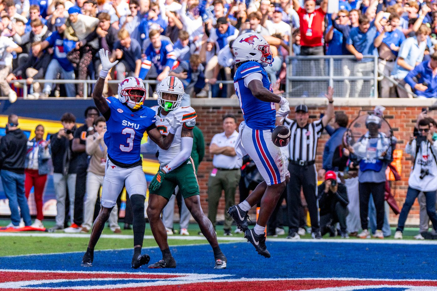 SMU knocks off No. 10 Miami 26-20 in overtime, damaging playoff hopes for Hurricanes | iNFOnews.ca
