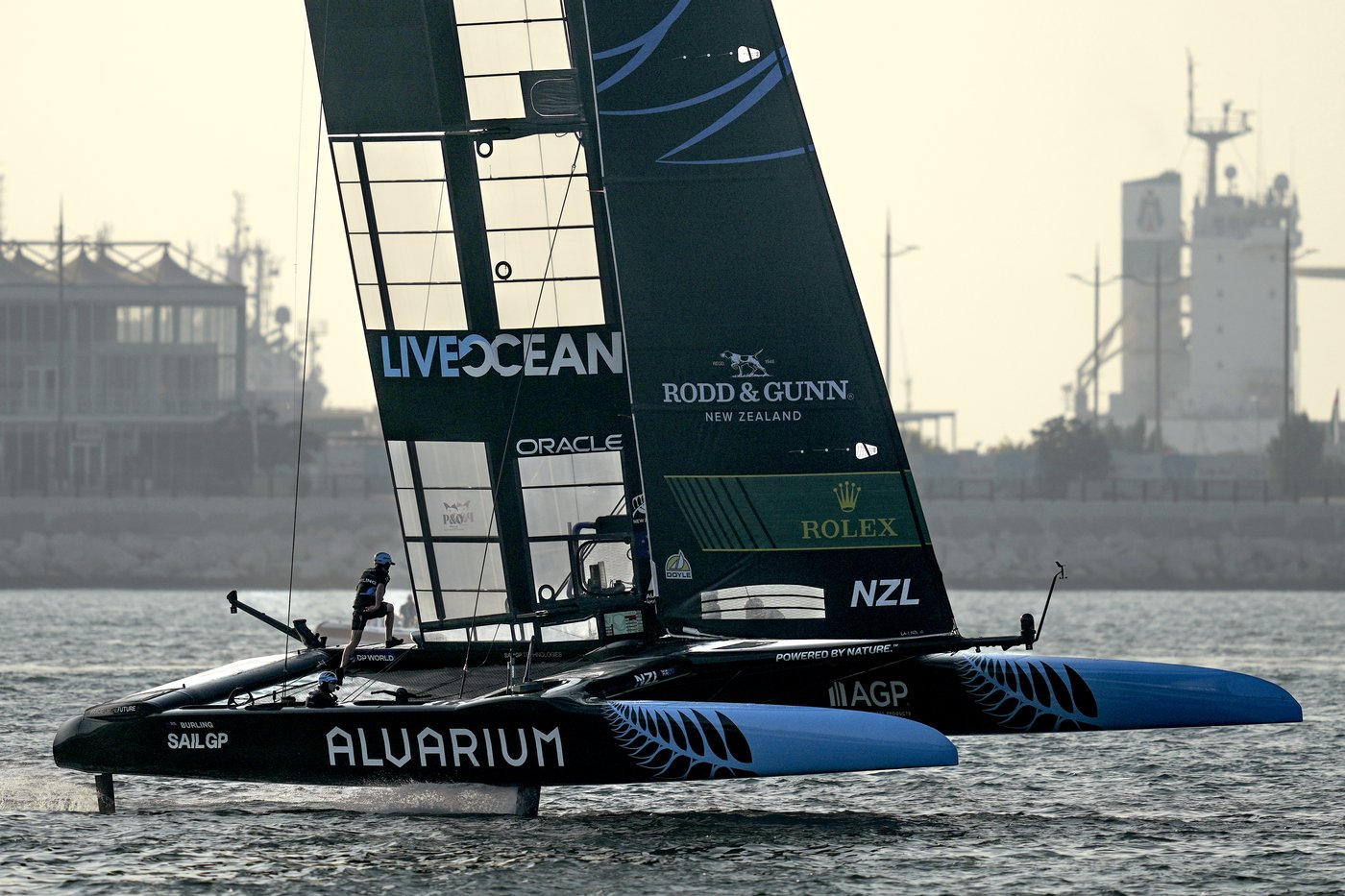 Burling beats the British again, skippering the Black Foils to victory in SailGP's season opener | iNFOnews.ca