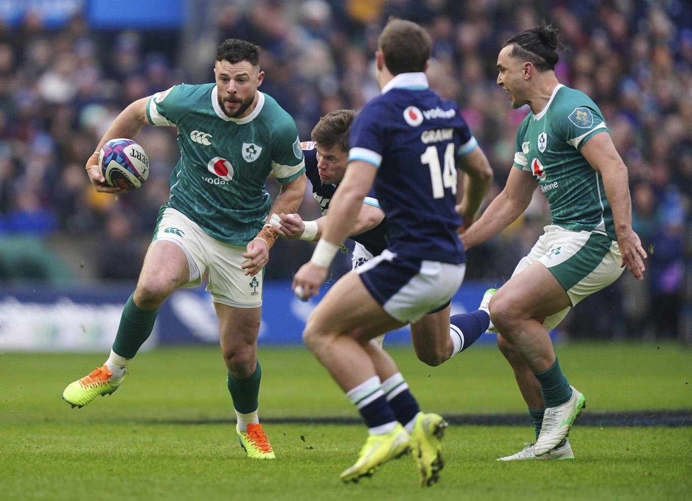 Scotland rugby stars Darcy Graham and Finn Russell involved in nasty clash of heads during 6 Nations | iNFOnews.ca Scotland rugby stars Darcy Graham and Finn Russell involved in nasty clash of heads during 6 Nations | iNFOnews.ca