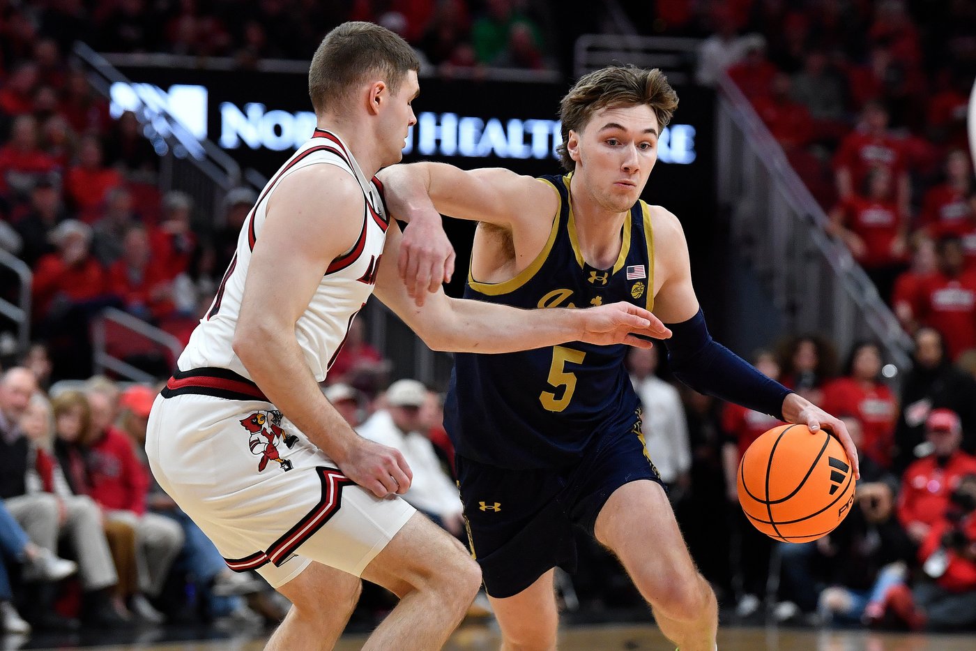 Ryan Conwell, Khani Rooths each score 12 to help No. 24 Louisville outlast Notre Dame 76-65 | iNFOnews.ca Ryan Conwell, Khani Rooths each score 12 to help No. 24 Louisville outlast Notre Dame 76-65 | iNFOnews.ca