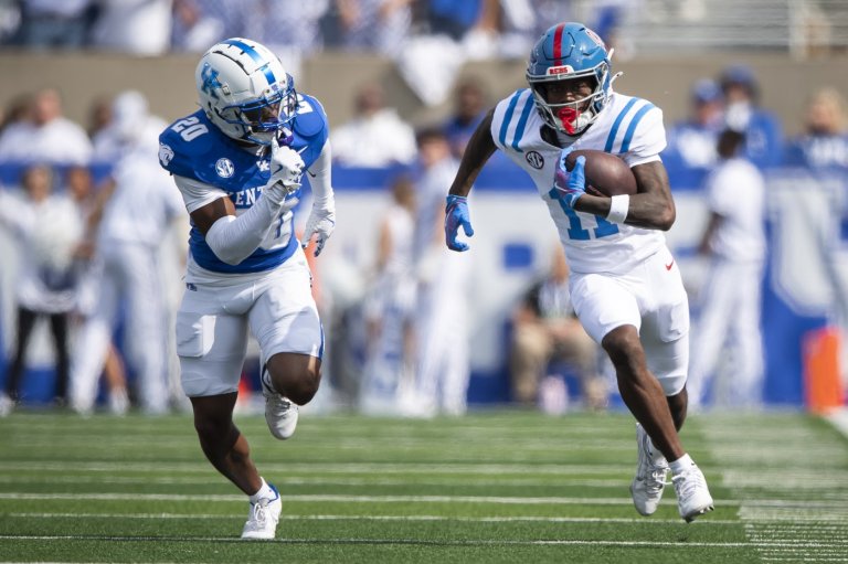 Kewan Lacy runs for 138 yards and a TD in No. 20 Mississippi's 30-23 win over Kentucky | iNFOnews.ca