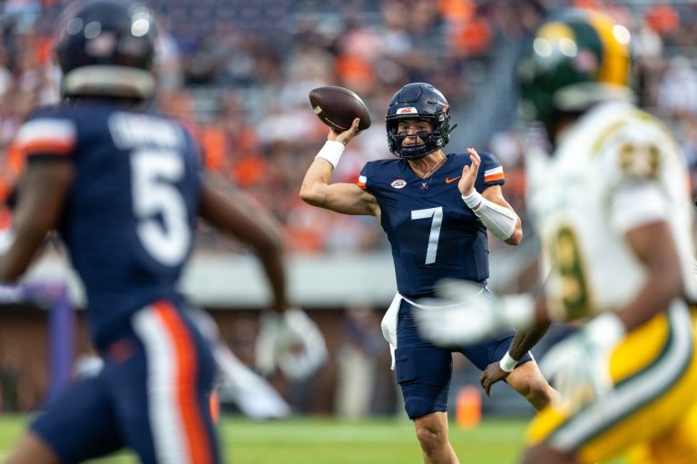 Beau Pribula throws 3 first-quarter TD passes and No. 25 Virginia routs Norfolk State 59-3 | iNFOnews.ca