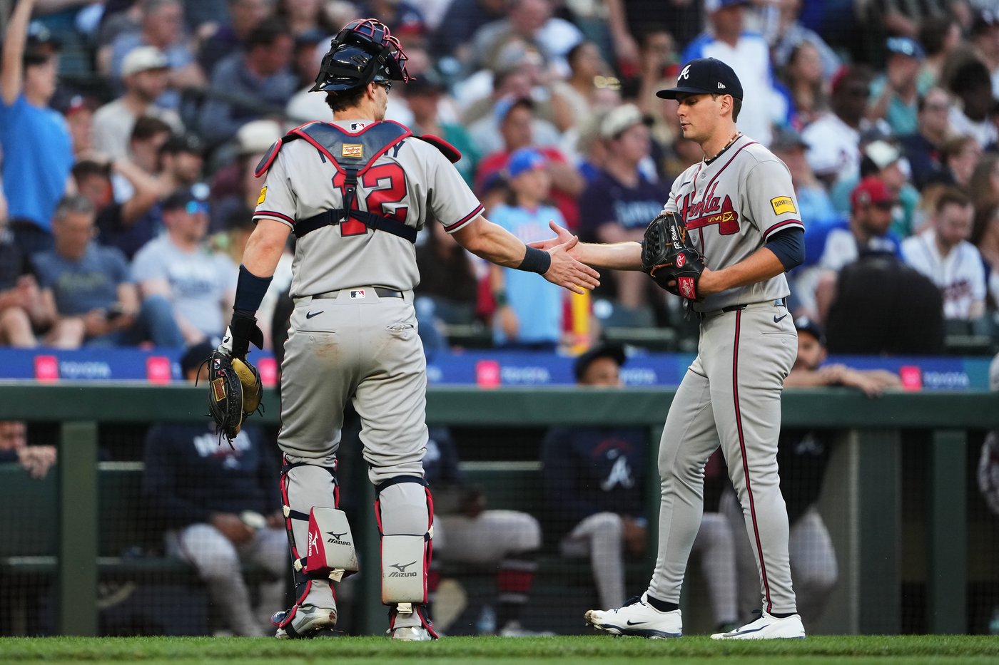 J.P. Crawford hits go-ahead homer in 5-run 6th as Mariners rally from 4 down to beat Braves 5-4 | iNFOnews.ca J.P. Crawford hits go-ahead homer in 5-run 6th as Mariners rally from 4 down to beat Braves 5-4 | iNFOnews.ca
