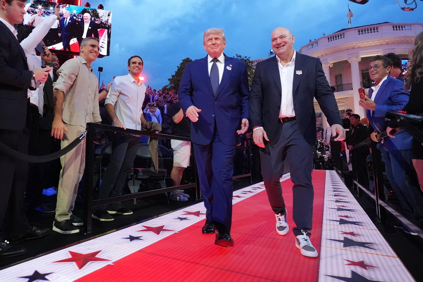 An octagon on the White House lawn for Trump's 80th birthday and the nation's 250th, in photos | iNFOnews.ca