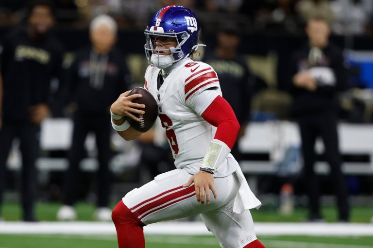 Giants coach Brian Daboll shrugs off rookie QB Jaxson Dart's hamstring injury | iNFOnews.ca
