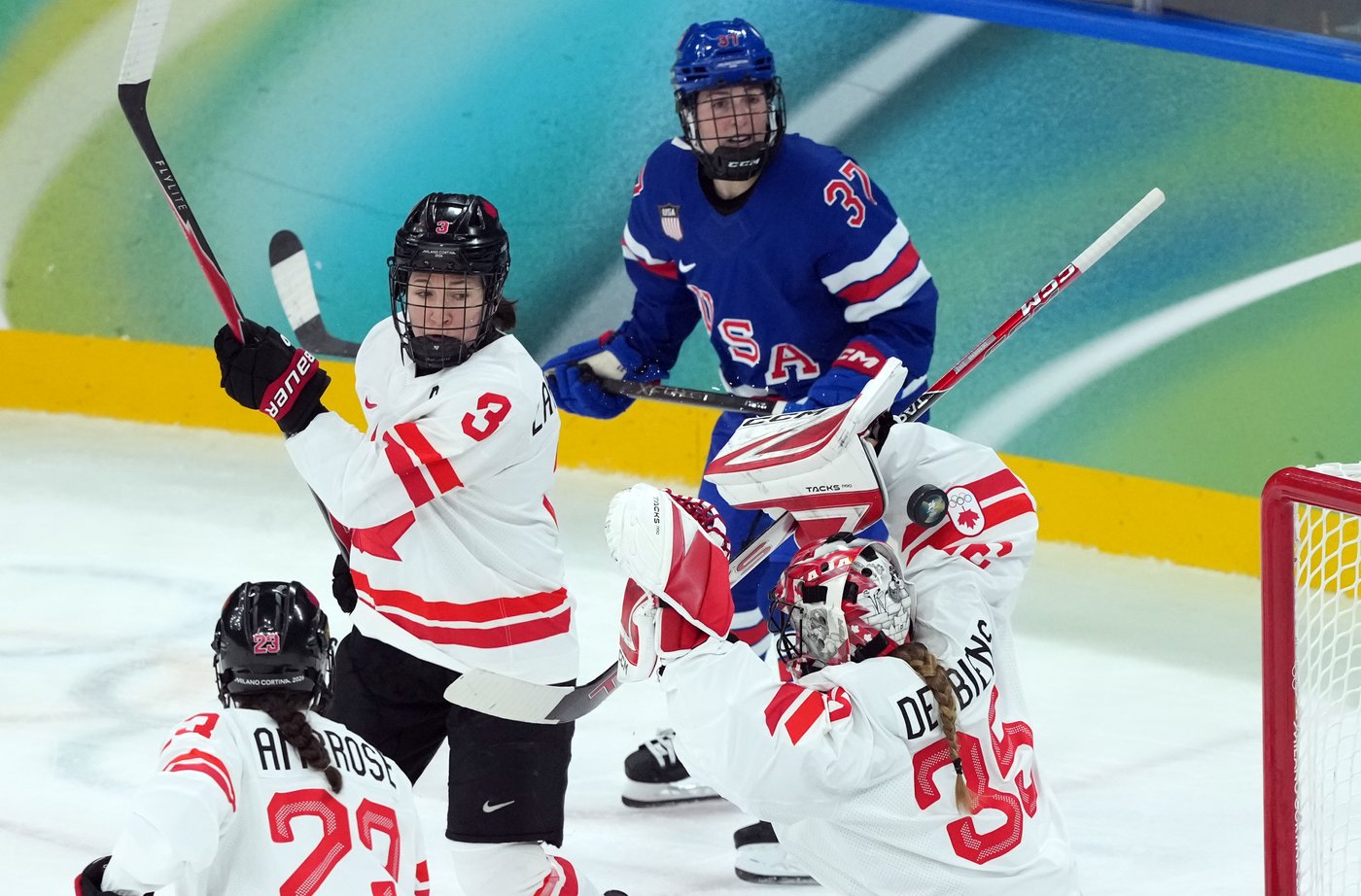 Photo Gallery: U.S. beats Canada 2-1 in OT for hockey gold | iNFOnews.ca