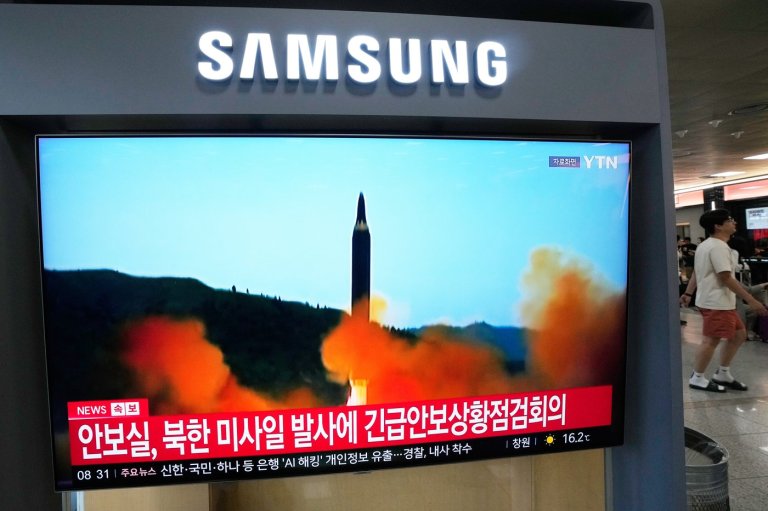 North Korea test-fires ballistic missile as tensions grow over border mine blasts | iNFOnews.ca