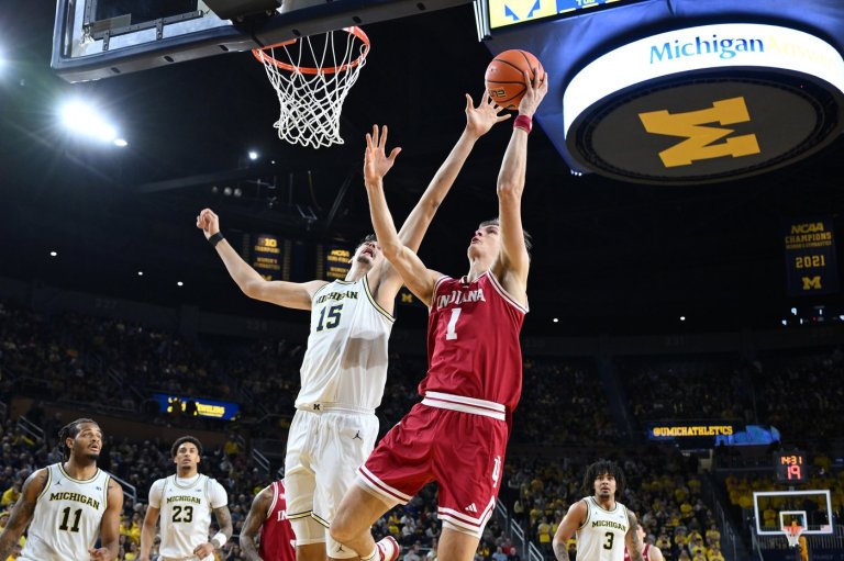 No. 3 Michigan blitzes and beats Indiana 86-72 for 3rd straight win, handing Hoosiers 4th L in a row | iNFOnews.ca