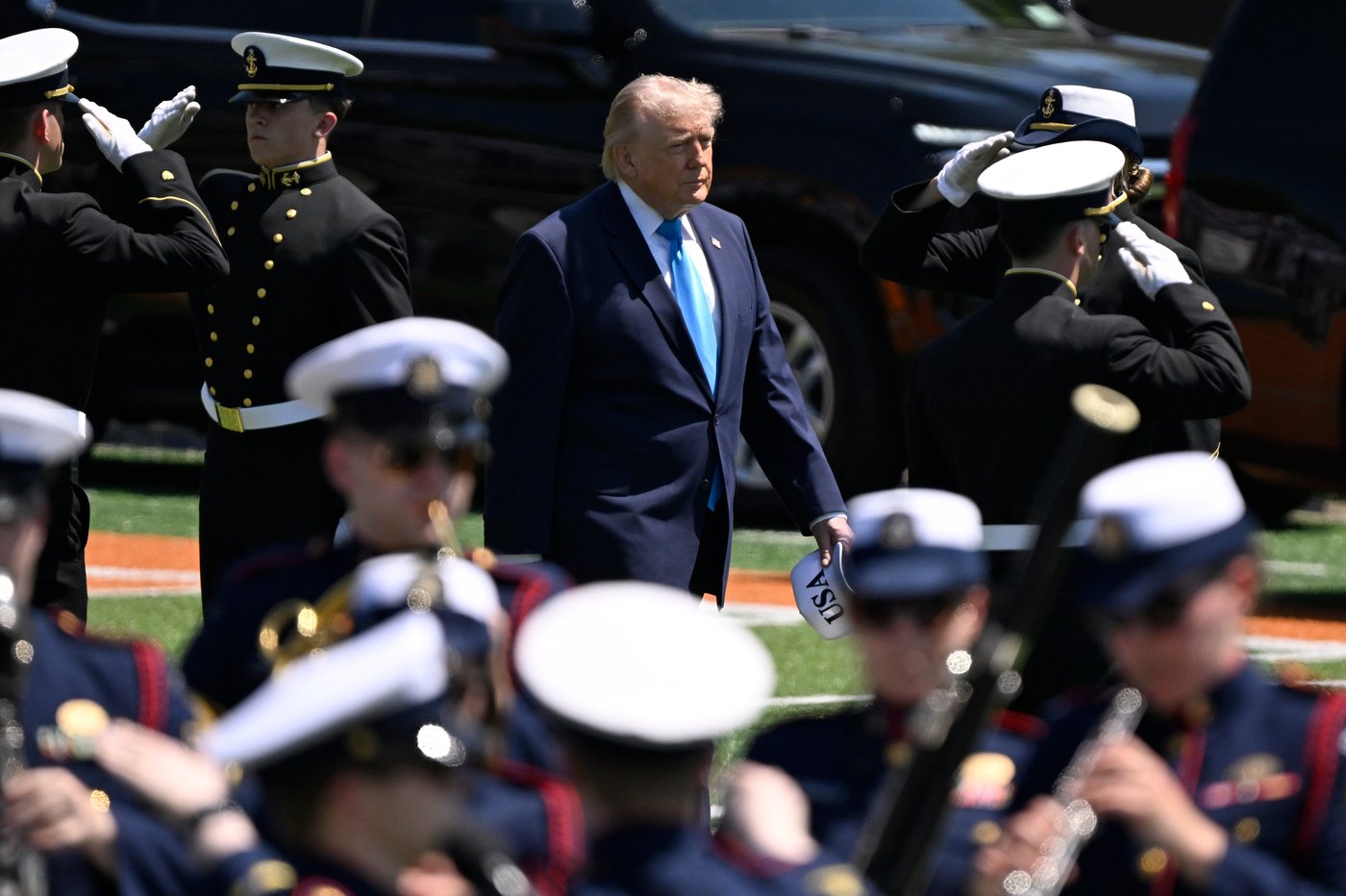 Trump tells Coast Guard graduates they will 'be tested' in their military careers | iNFOnews.ca Trump tells Coast Guard graduates they will 'be tested' in their military careers | iNFOnews.ca