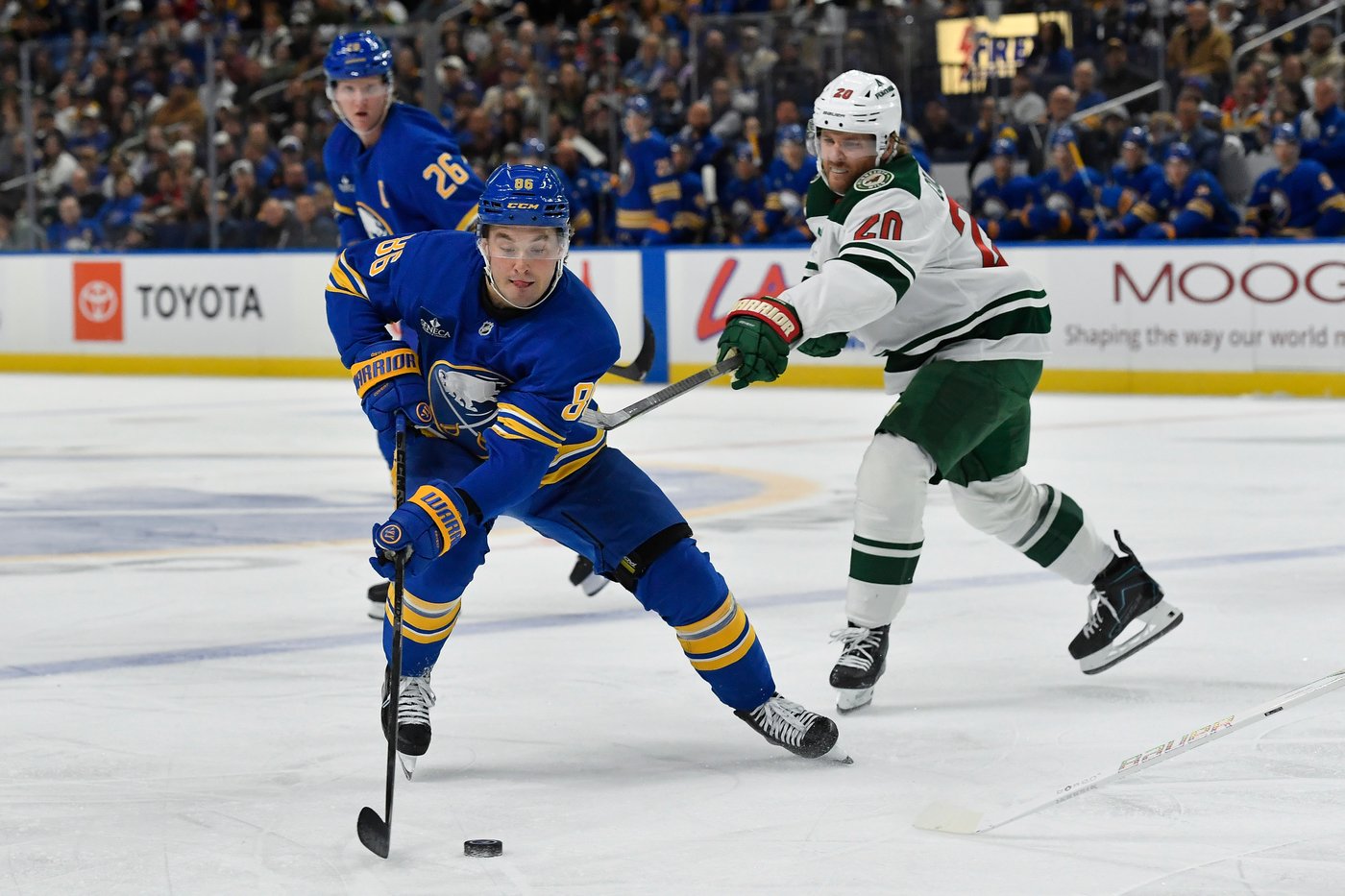 Owen Power scores in OT and Sabres rally from 2 goals down to beat Wild 3-2 | iNFOnews.ca