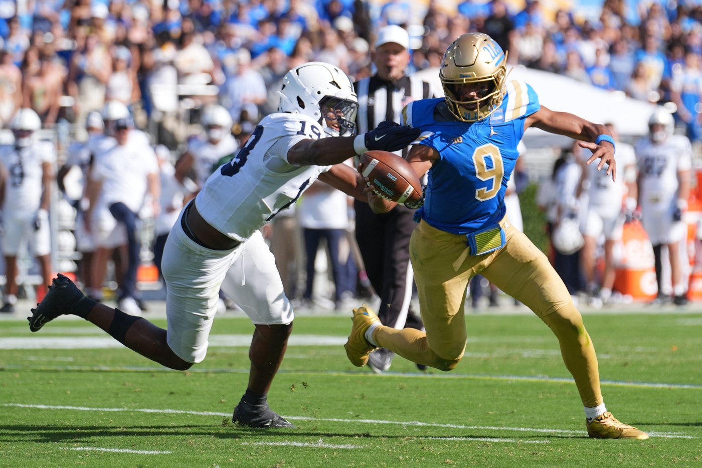 UCLA stuns No. 7 Penn State with Iamaleava's 5 touchdowns, ends 16-game skid against Top-10 teams | iNFOnews.ca