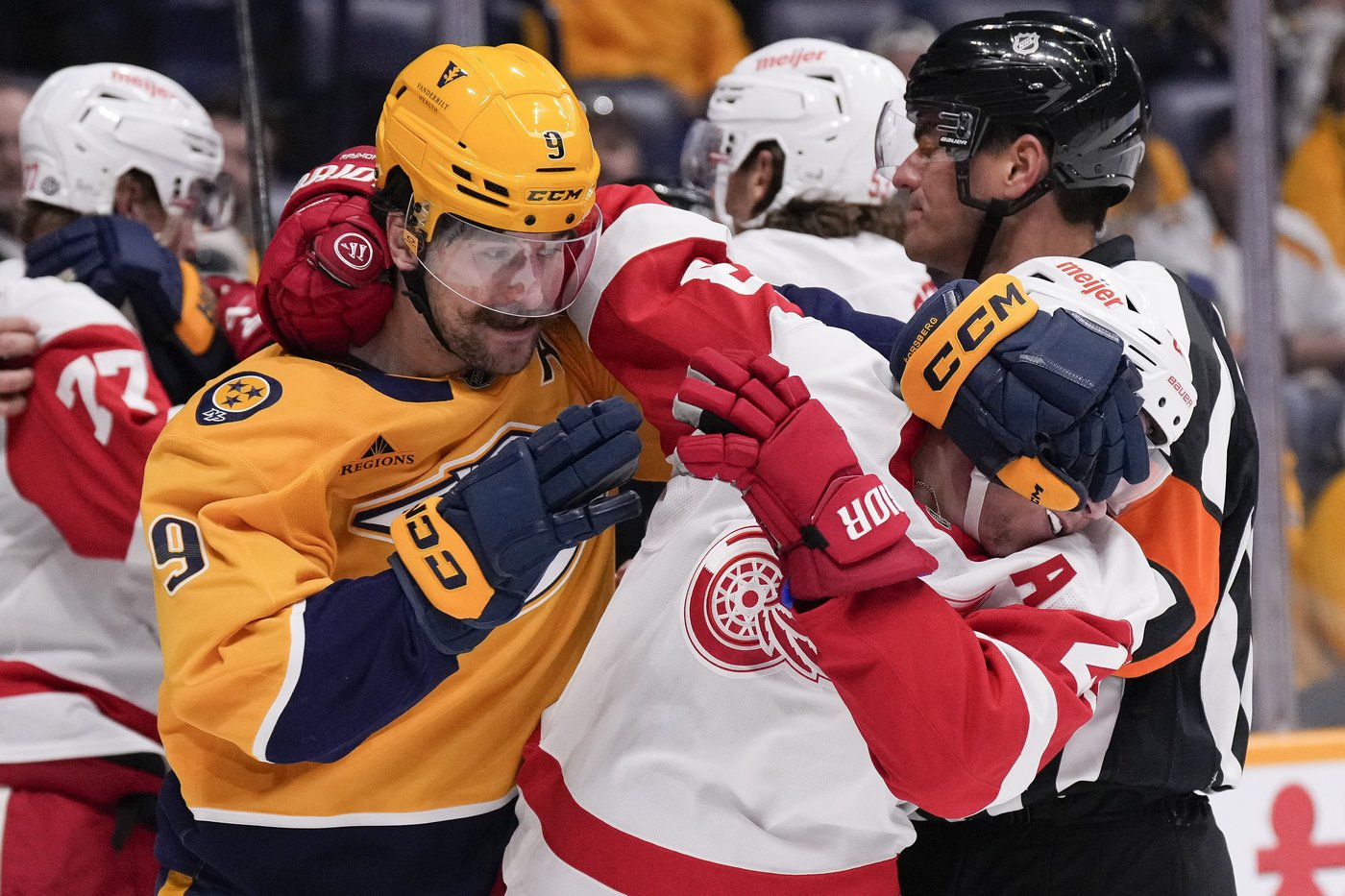 Copp's 2 goals lead Red Wings over reeling Predators 5-2 | iNFOnews.ca