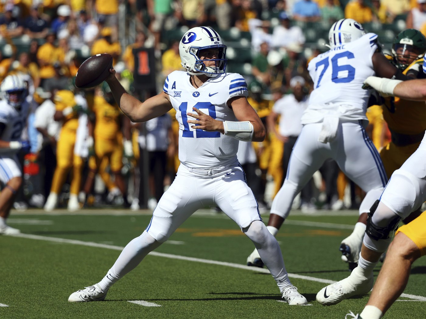 No. 22 BYU needs a late pick to secure a 34-28 win at Baylor and stay undefeated | iNFOnews.ca No. 22 BYU needs a late pick to secure a 34-28 win at Baylor and stay undefeated | iNFOnews.ca