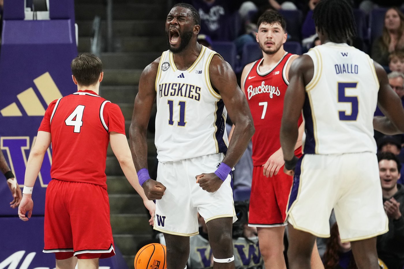 Zoom Diallo, Hannes Steinbach lead Washington to 81-74 victory over Ohio State | iNFOnews.ca Zoom Diallo, Hannes Steinbach lead Washington to 81-74 victory over Ohio State | iNFOnews.ca