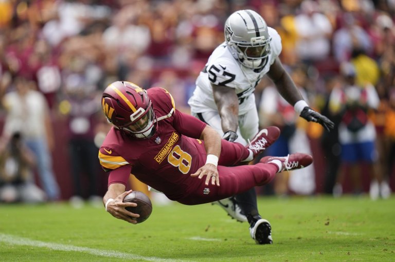 Marcus Mariota and a reconfigured Commanders offense run past the Raiders 41-24 | iNFOnews.ca