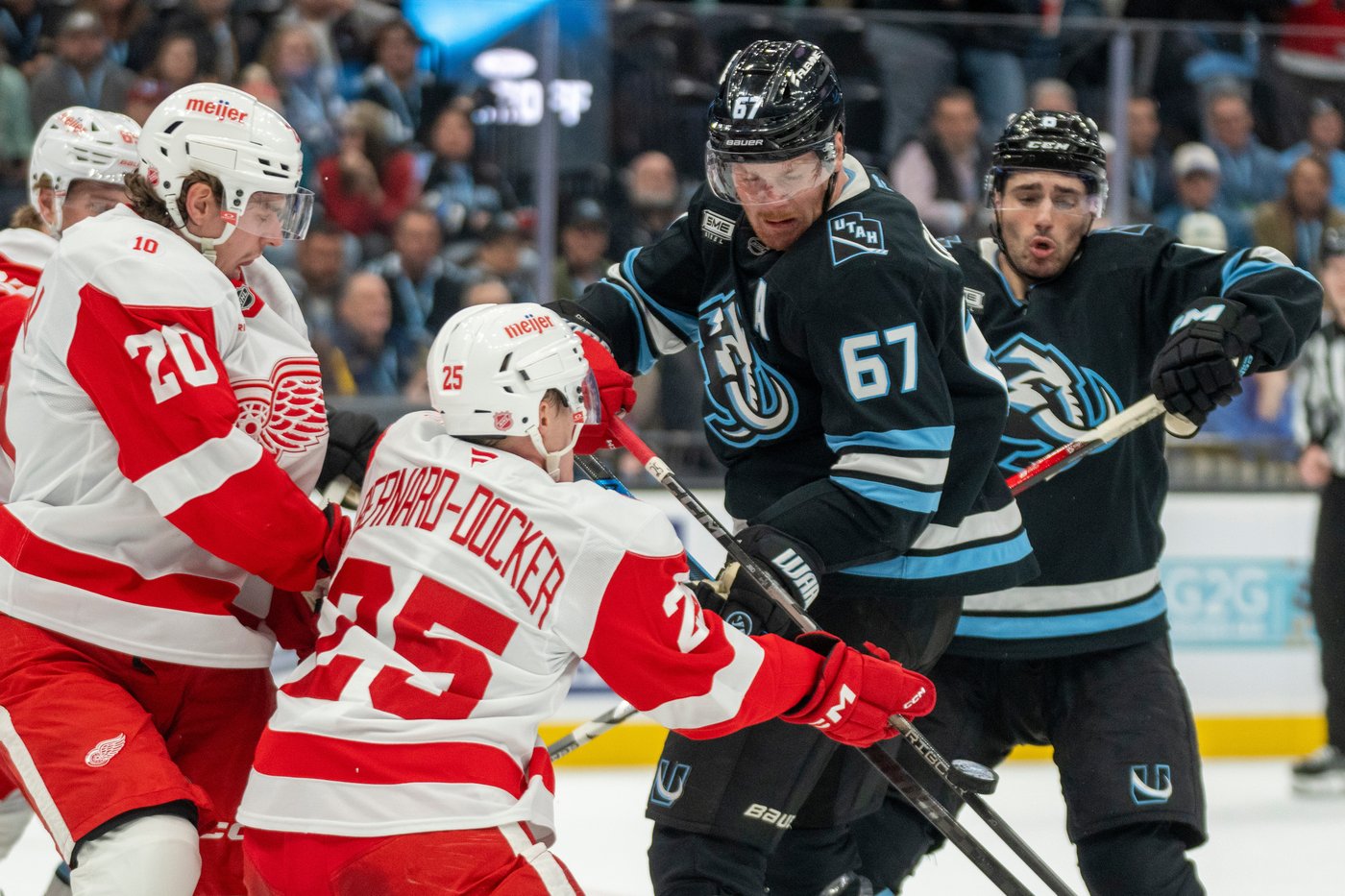 Utah beats Detroit 4-1 for 8th win in last 10 home games | iNFOnews.ca