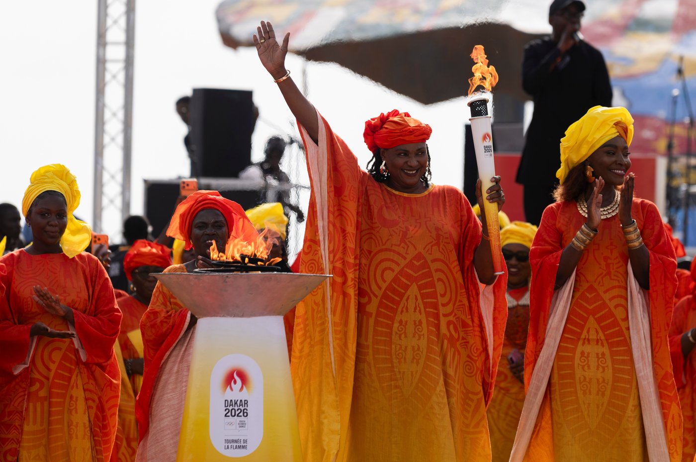 Olympic flame arrives in Senegal for the first Olympic event to be held in Africa | iNFOnews.ca