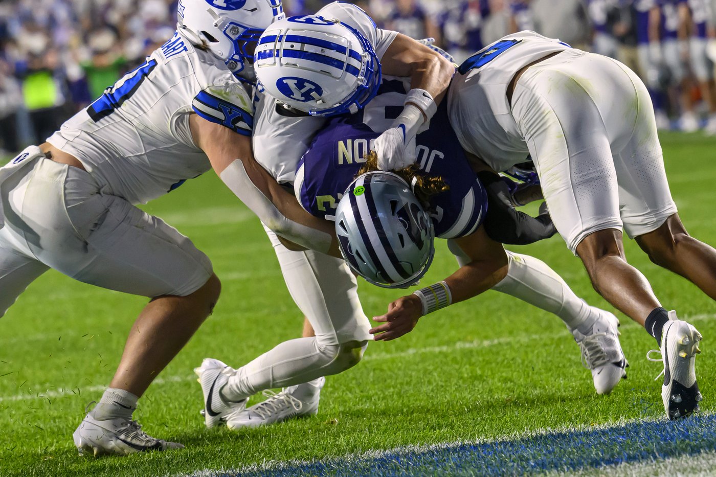 BYU forces 3 turnovers, gets 90-yard punt return TD in 38-9 rout of No. 13 Kansas State | iNFOnews.ca
