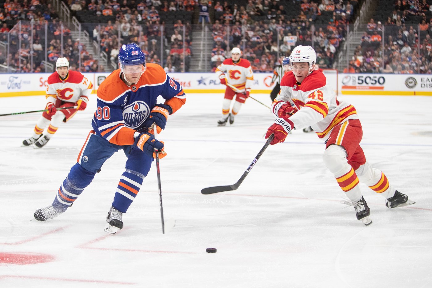 Coronato sparks Flames in 6-3 road win over Oilers | iNFOnews.ca