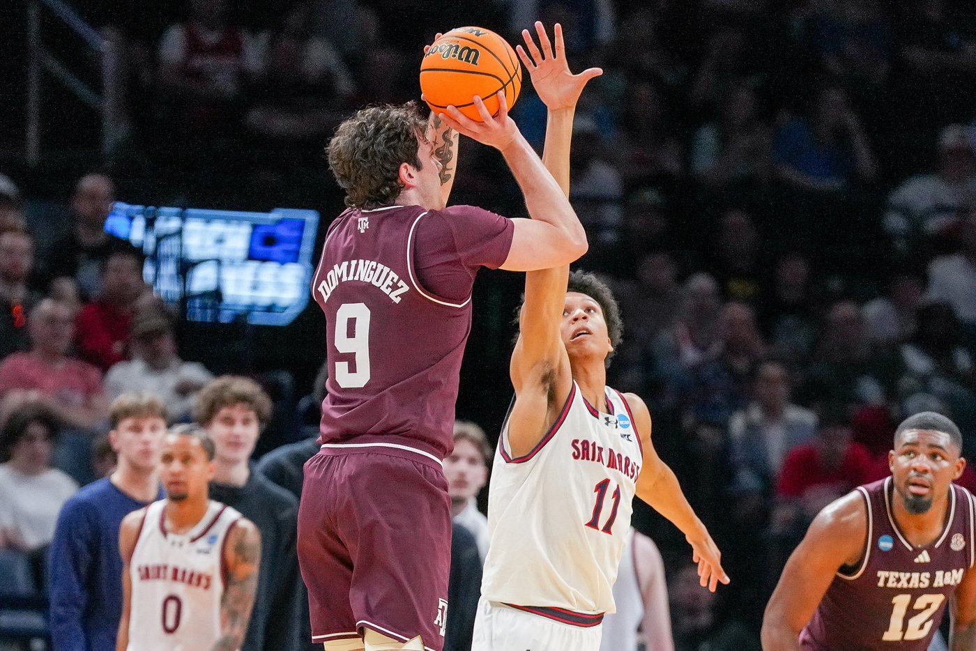 Rashaun Agee scores 22 points, leads No. 10 seed Texas A&M past No. 7 seed Saint Mary's 63-50 | iNFOnews.ca Rashaun Agee scores 22 points, leads No. 10 seed Texas A&M past No. 7 seed Saint Mary's 63-50 | iNFOnews.ca