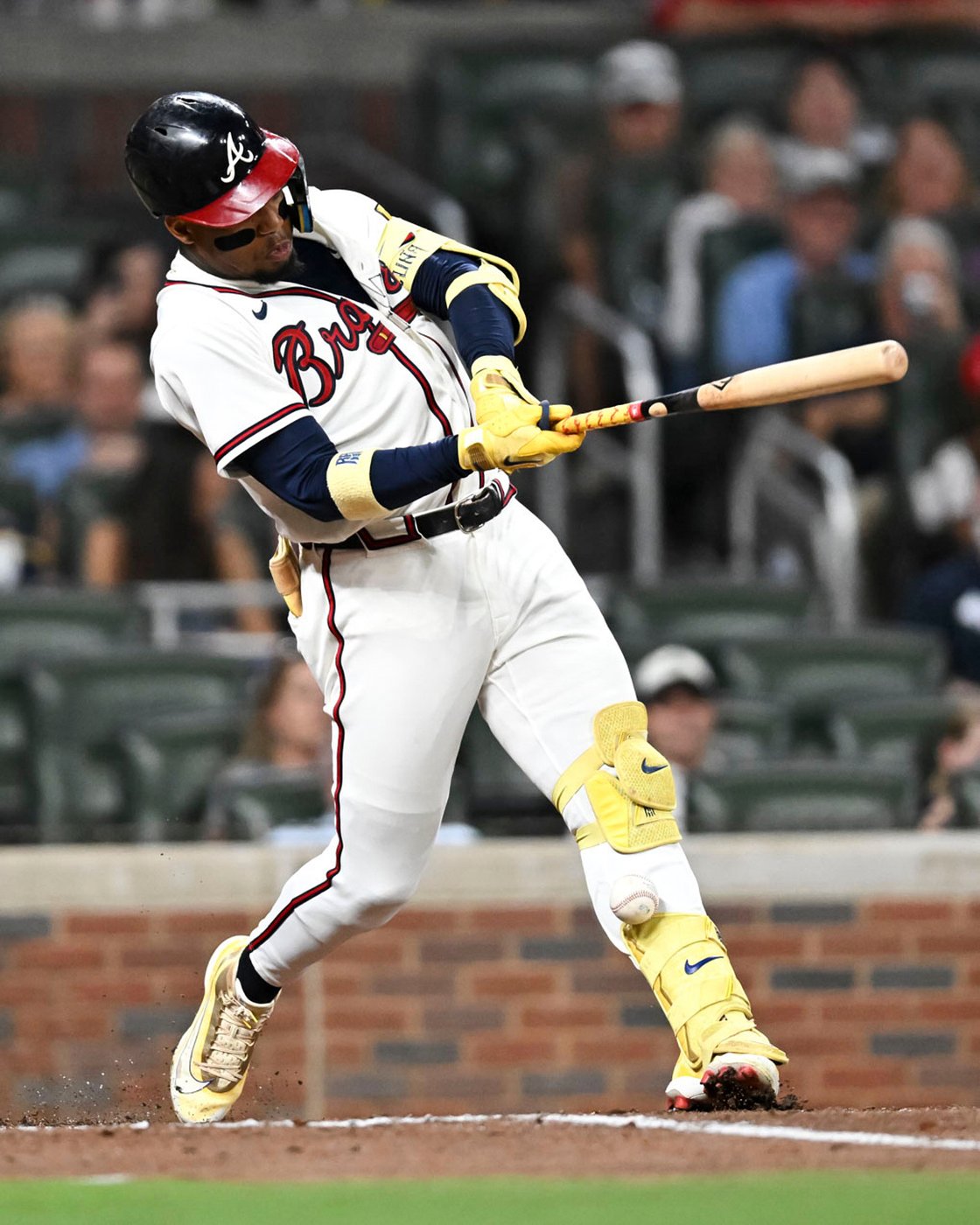 Braves' star Acuña day-to-day after fouling ball off left leg | iNFOnews.ca