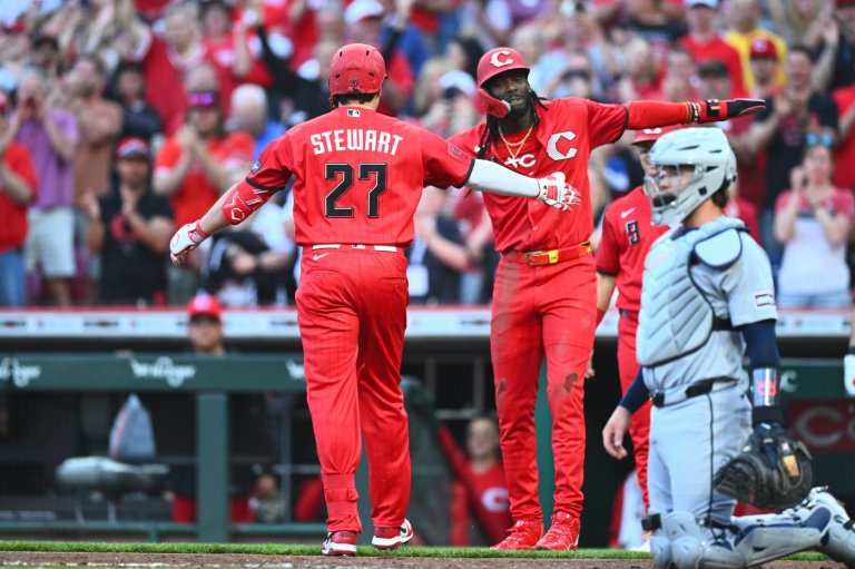 Sal Stewart's 3-run HR, 5 RBIs, help Reds beat Tigers 9-2 | iNFOnews.ca