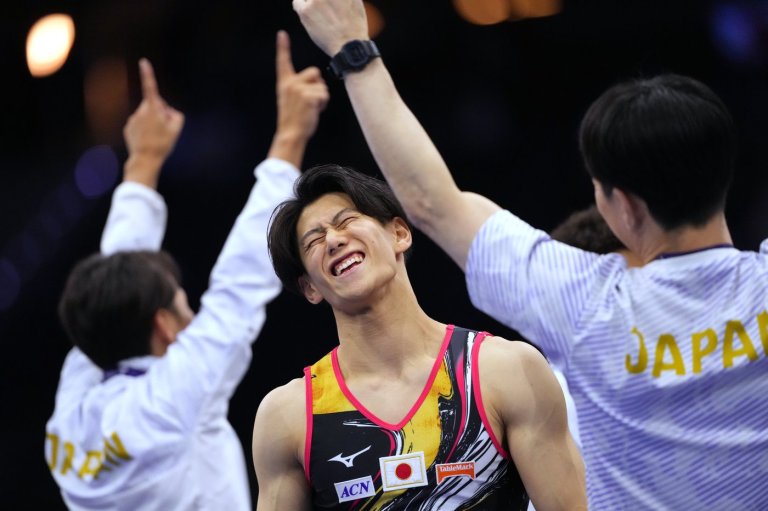 Japan rallies to capture gold in the men's team final at the world gymnastics championships | iNFOnews.ca