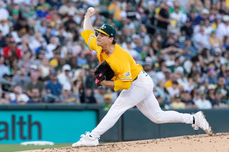 Athletics pitcher J.T. Ginn working on no-hitter through 6 innings against Nationals | iNFOnews.ca