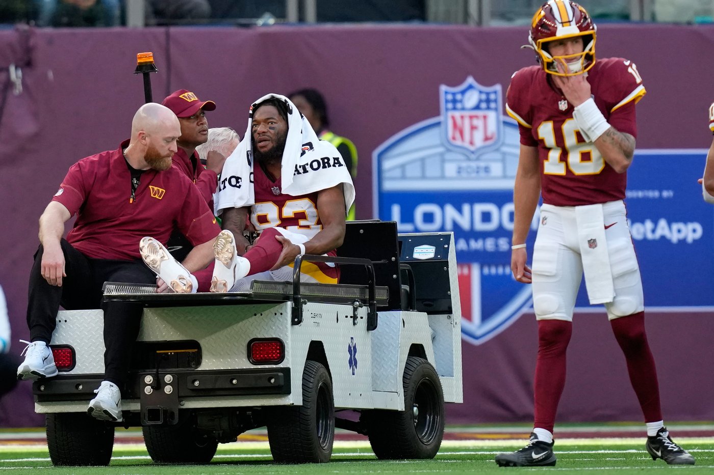 Commanders hope Daniels can return this week against the Giants after Mariota sprained his MCL | iNFOnews.ca