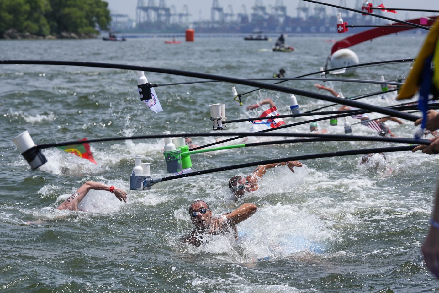 Open water program at swimming world championships gets started after two delays | iNFOnews.ca Open water program at swimming world championships gets started after two delays | iNFOnews.ca