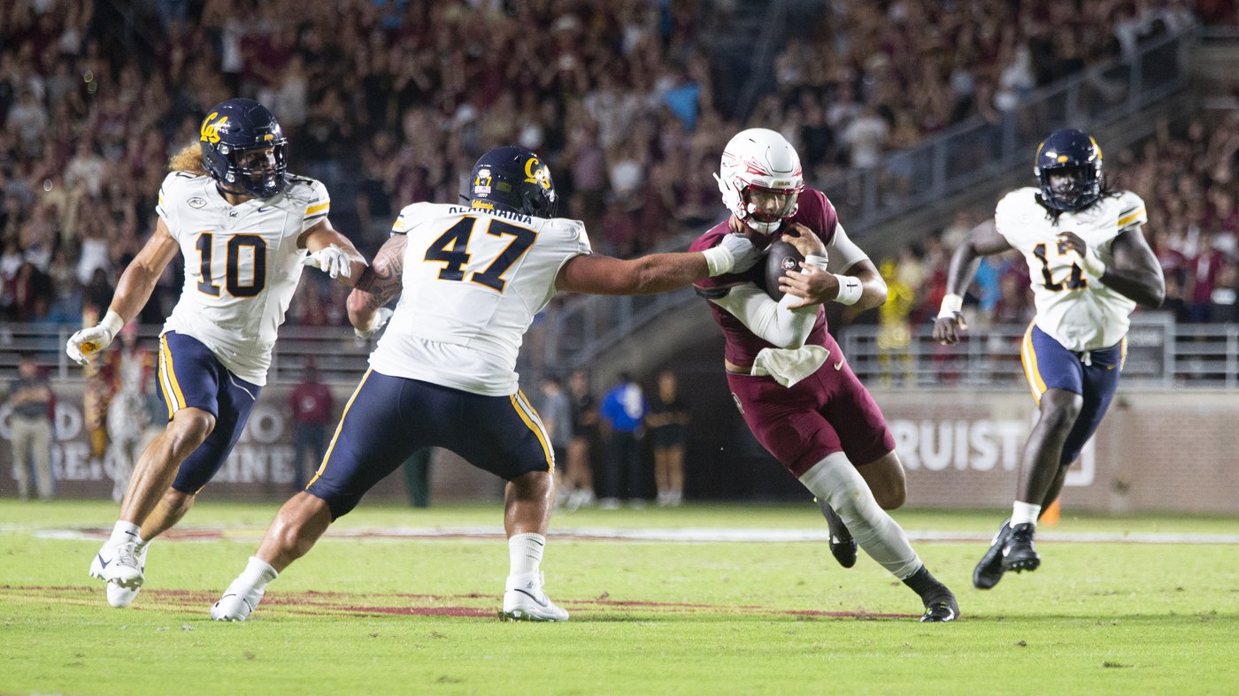 Florida State defense records seven sacks, Seminoles edge Cal for first win of 2024 | iNFOnews.ca