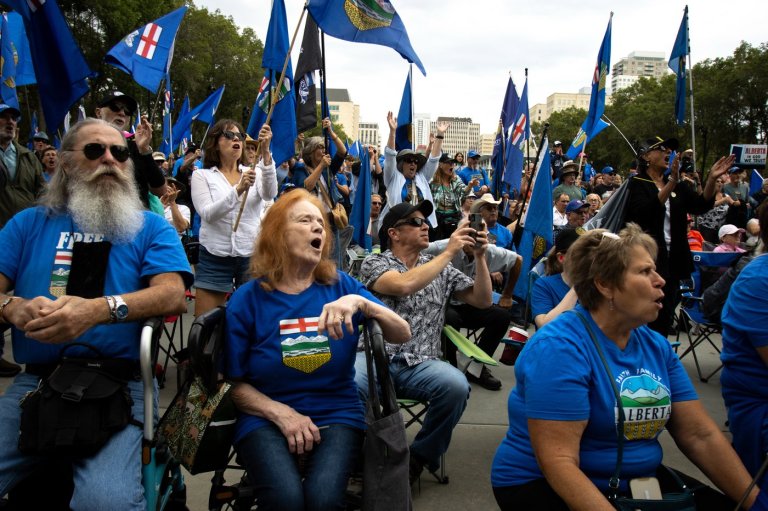 Separatists hold independence rally in lead-up to Alberta's birthday bash | iNFOnews.ca