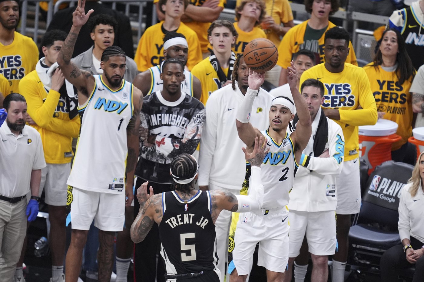 Haliburton and Pacers eliminate Bucks from playoffs, closing OT with 8-0 run to win 119-118 | iNFOnews.ca Haliburton and Pacers eliminate Bucks from playoffs, closing OT with 8-0 run to win 119-118 | iNFOnews.ca