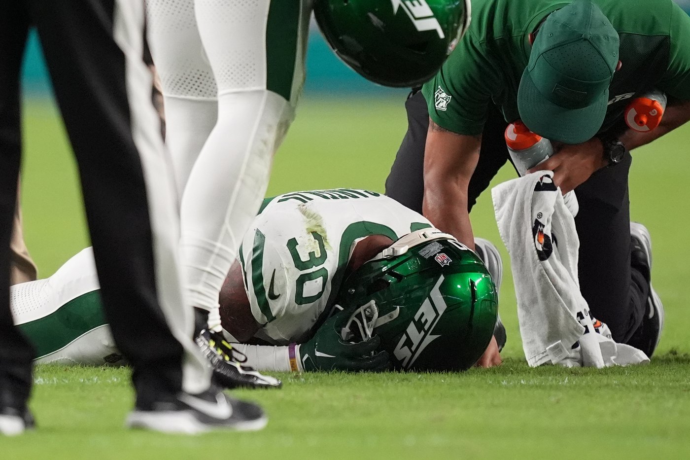 Jets running back Braelon Allen likely out 8 to 12 weeks with knee injury | iNFOnews.ca Jets running back Braelon Allen likely out 8 to 12 weeks with knee injury | iNFOnews.ca
