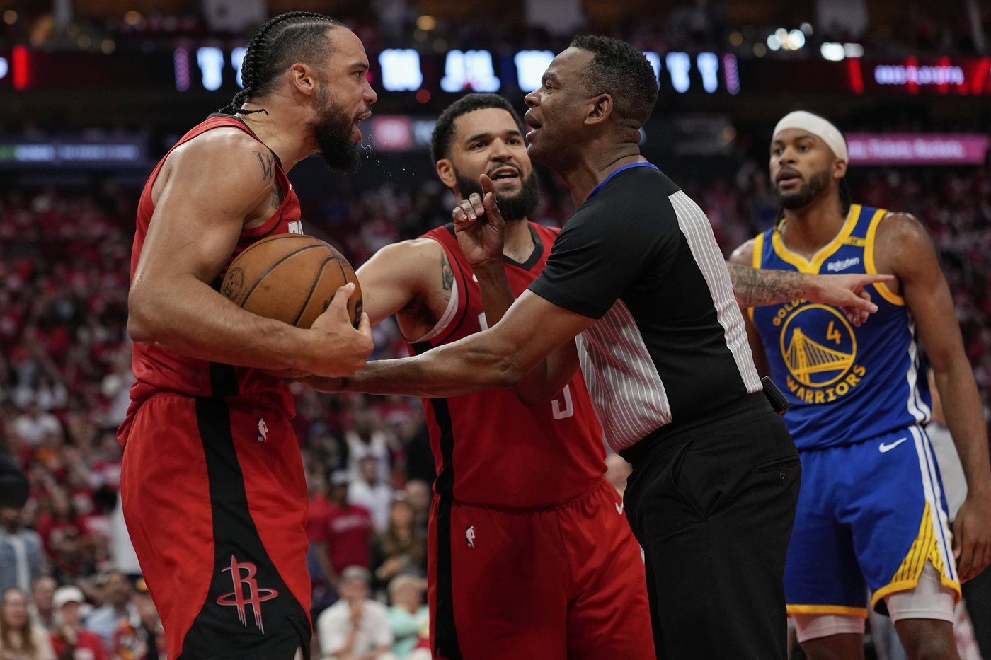 VanVleet and Thompson lead the way as Rockets avoid elimination, routing Warriors 131-116 in Game 5 | iNFOnews.ca