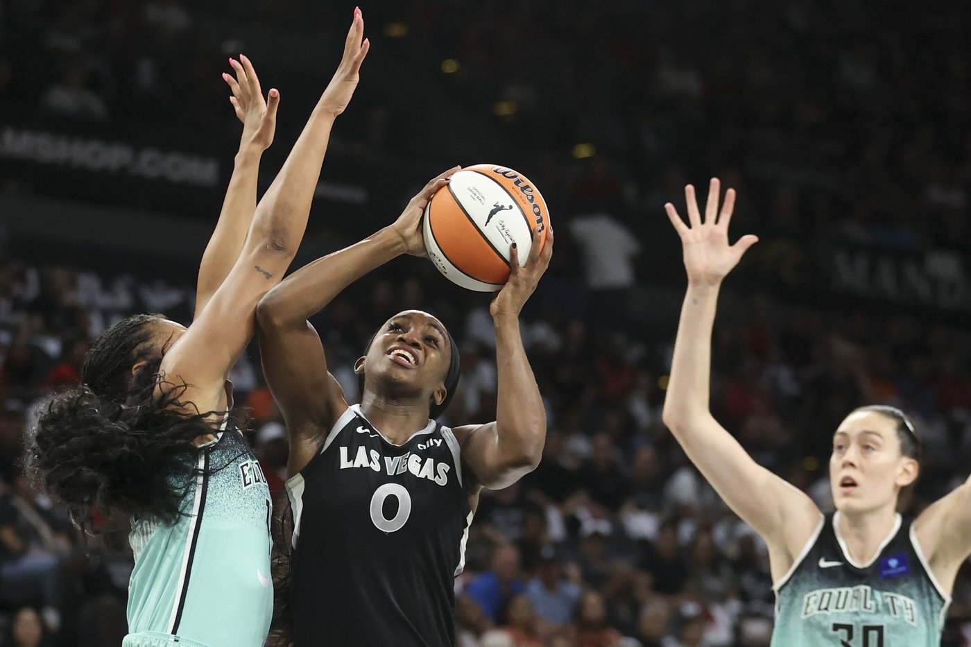 Ionescu scores 22 points to lead Liberty to 76-62 win over Aces and into WNBA Finals | iNFOnews.ca Ionescu scores 22 points to lead Liberty to 76-62 win over Aces and into WNBA Finals | iNFOnews.ca