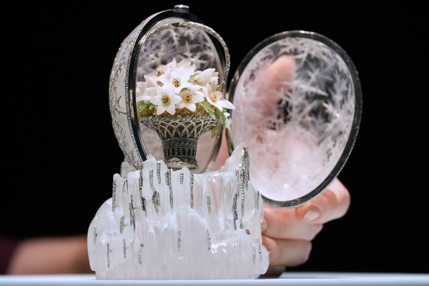 A crystal Fabergé egg crafted for Russian royalty is expected to sell for more than $26 million | iNFOnews.ca A crystal Fabergé egg crafted for Russian royalty is expected to sell for more than $26 million | iNFOnews.ca