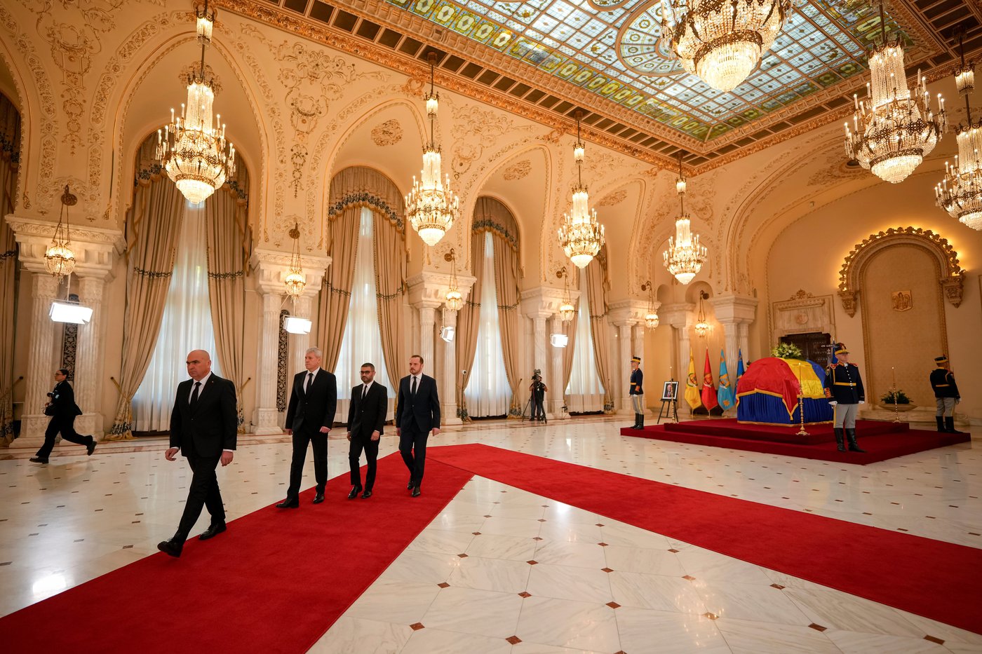 Casket of Romania's divisive first post-communist president, Ion Iliescu, lies in state for funeral | iNFOnews.ca