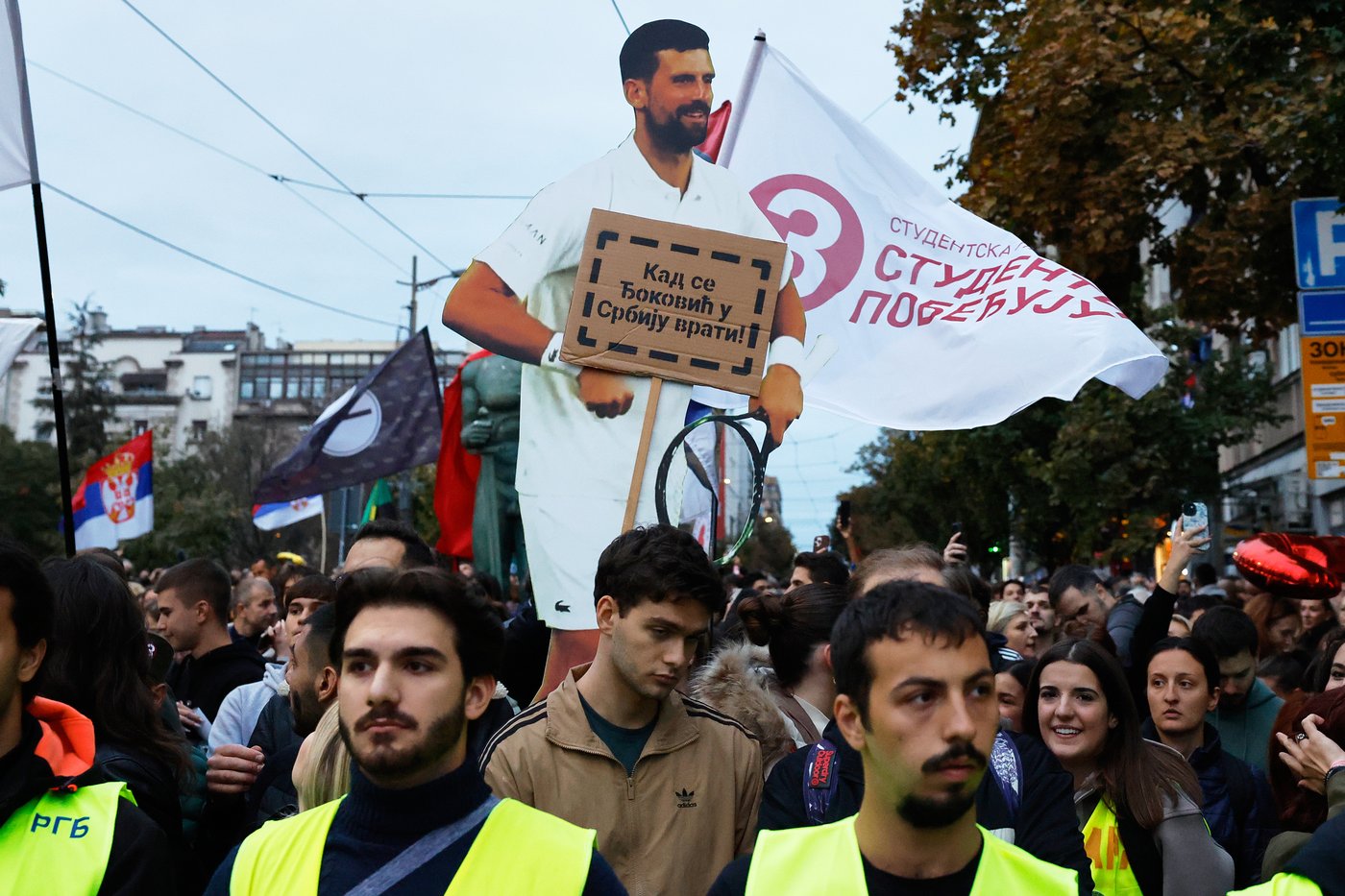 Huge crowds gather at final pre-election rally of Serbia's students | iNFOnews.ca