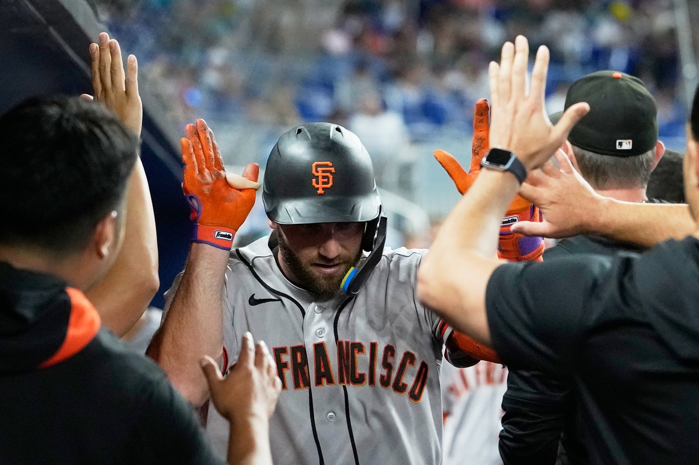 Meyer wins 8th straight decision to start season as Marlins beat Giants 6-3 | iNFOnews.ca Meyer wins 8th straight decision to start season as Marlins beat Giants 6-3 | iNFOnews.ca
