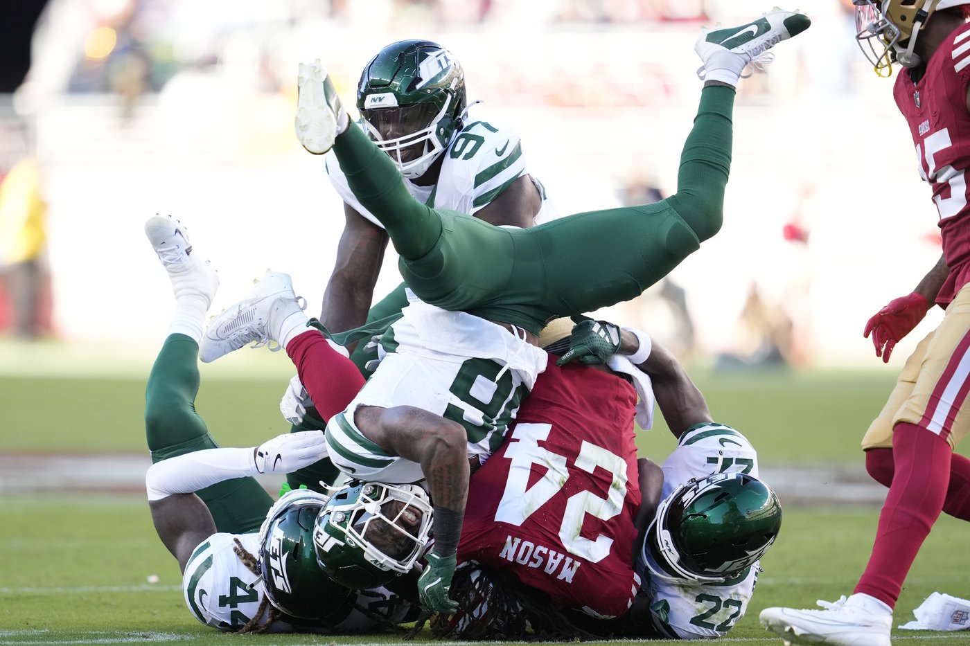 Jets' defense regrouped and refocused after being 'hit in the mouth' by the 49ers in the opener | iNFOnews.ca Jets' defense regrouped and refocused after being 'hit in the mouth' by the 49ers in the opener | iNFOnews.ca