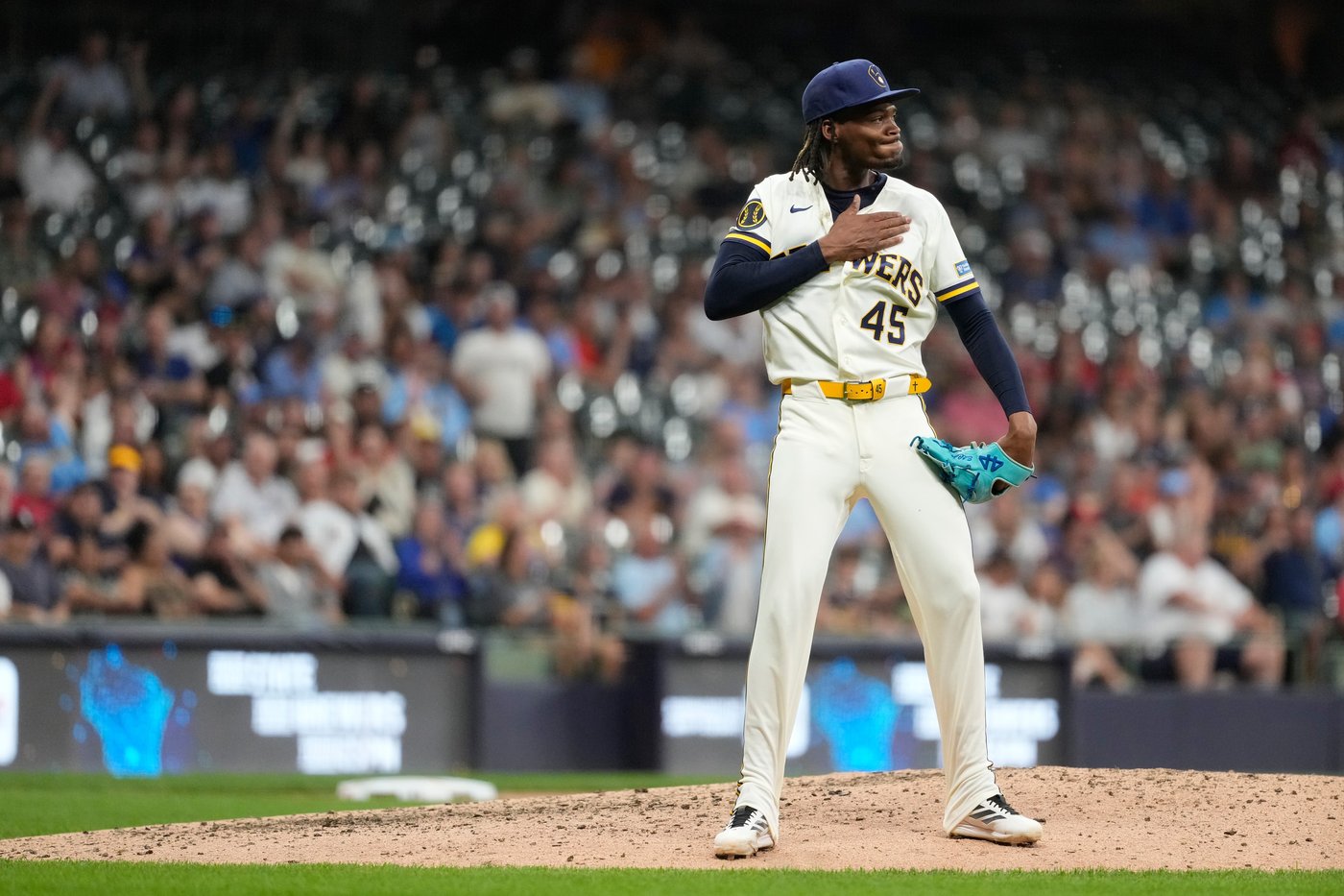 Brewers pitcher Abner Uribe suspended 1 game for actions against the Cardinals | iNFOnews.ca