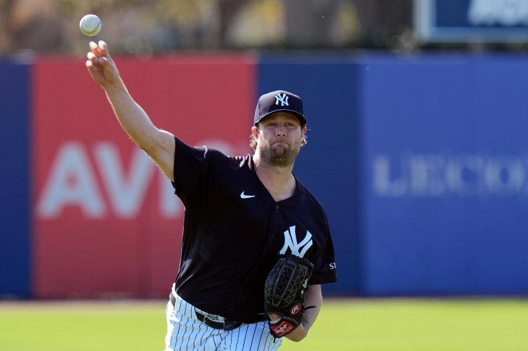 Yankees' Gerrit Cole throws 1st bullpen of spring training as he works back from Tommy John surgery | iNFOnews.ca