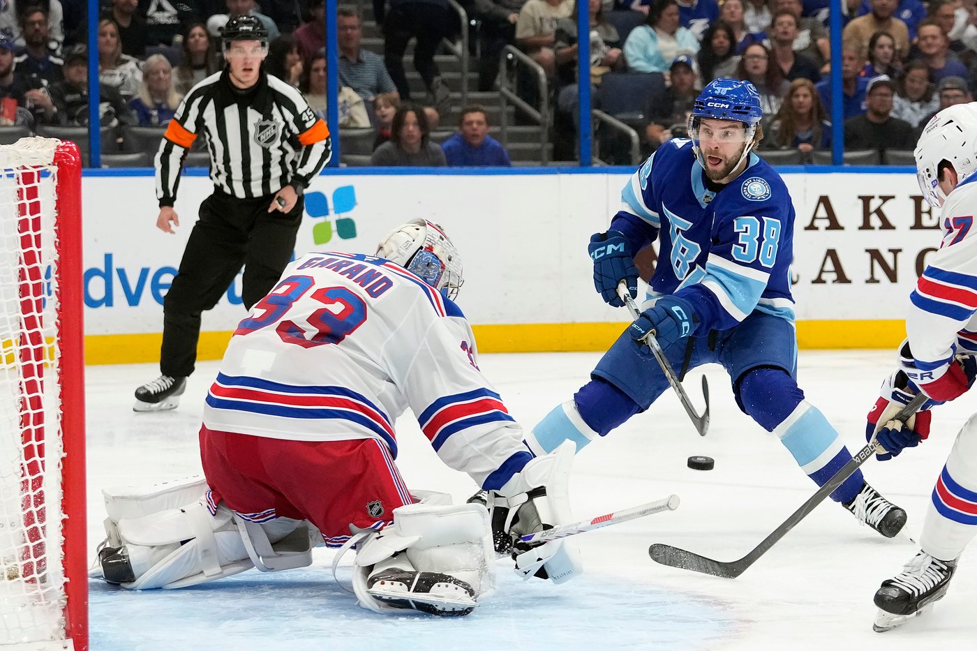Kartye scores 2 goals as the Rangers beat the Lightning 4-2 | iNFOnews.ca