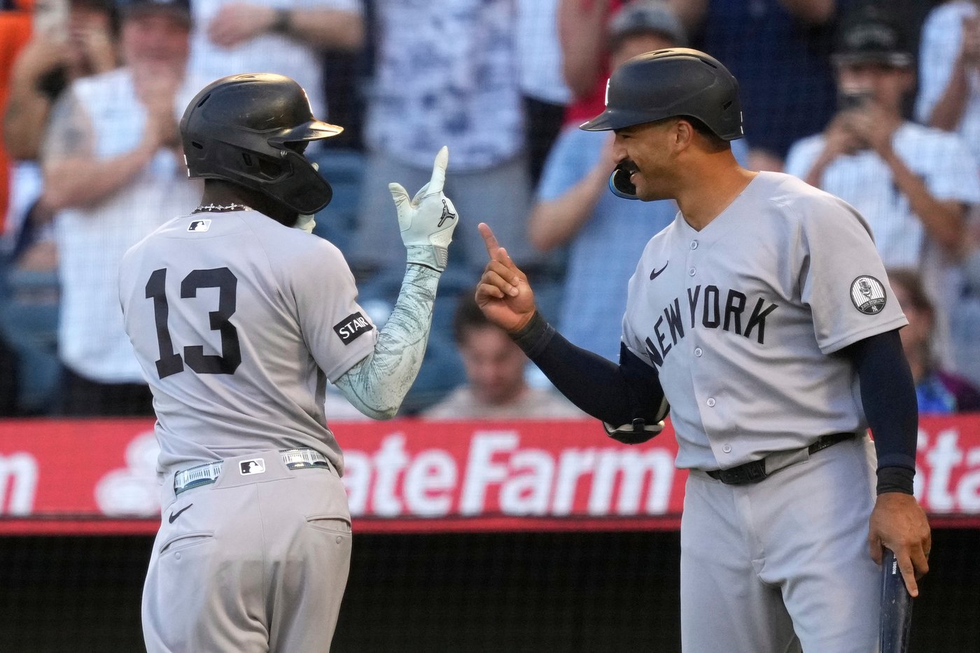 Spencer Jones and Jazz Chisholm Jr. homer early to back Gerrit Cole in Yankees' 7-3 win over Angels | iNFOnews.ca Spencer Jones and Jazz Chisholm Jr. homer early to back Gerrit Cole in Yankees' 7-3 win over Angels | iNFOnews.ca