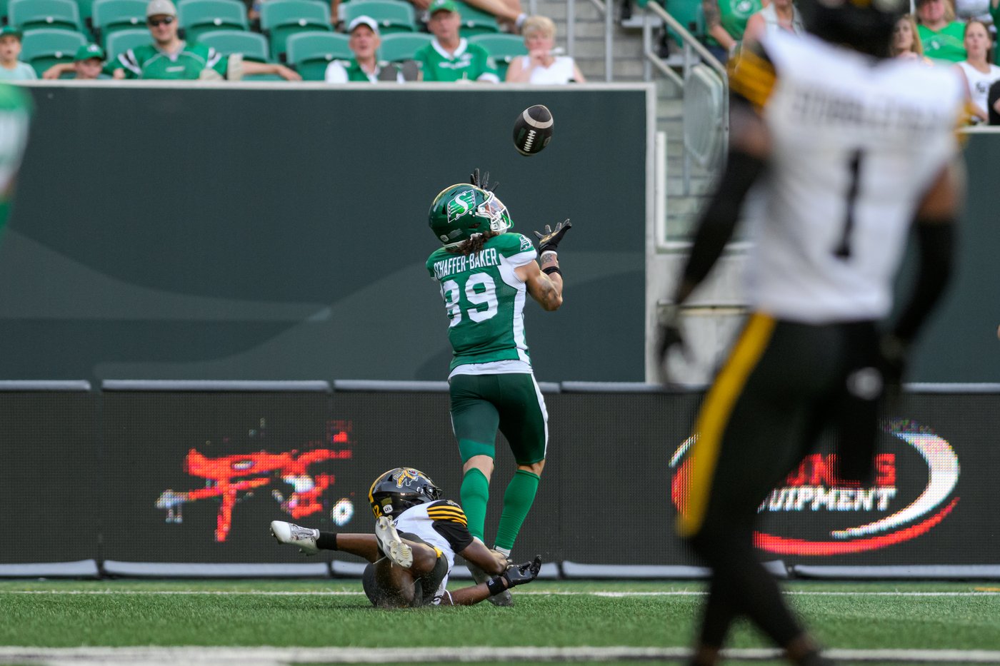 Roughriders roll past Tiger-Cats 38-7 thanks to strong second half | iNFOnews.ca