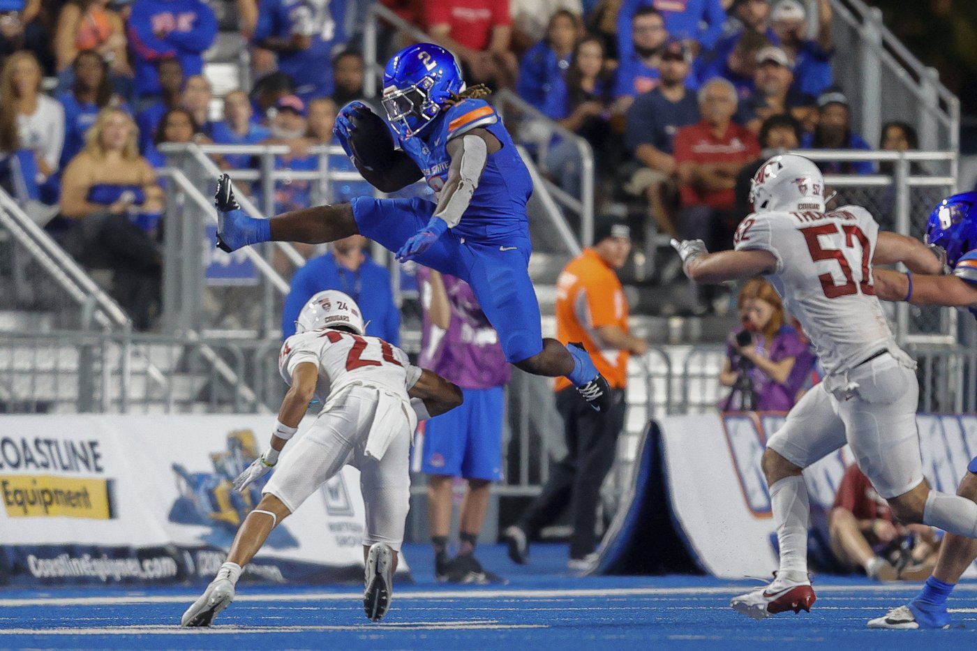 Ashton Jeanty runs for 259 yards and 4 TDs, No. 25 Boise State beats Washington State 45-24 | iNFOnews.ca